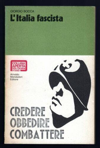 Italia Fascista - Giorgio Bocca - copertina