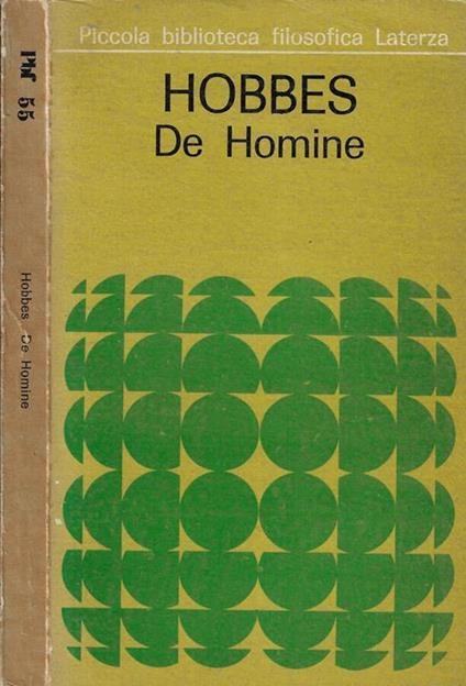 De Homine - Hobbs - copertina