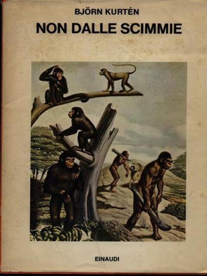 Non Dalle Scimmie - Bjorn Kurtén - copertina