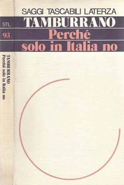 Perchè Solo In Italia No - copertina