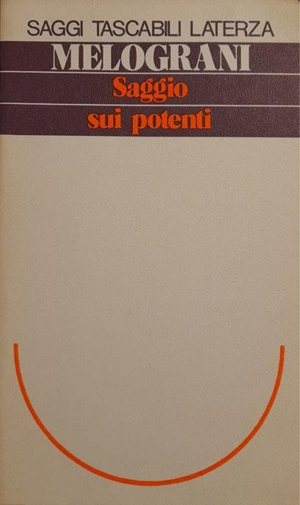Saggio Sui Potenti - copertina