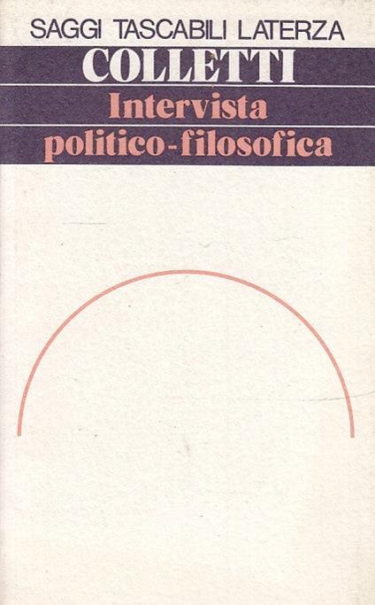 Intervista Politico-Filosofica - Colletti - copertina