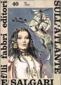 Sull'Atlante - Emilio Salgari - copertina