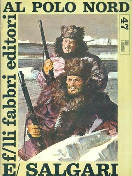 Al Polo Nord - Emilio Salgari - copertina