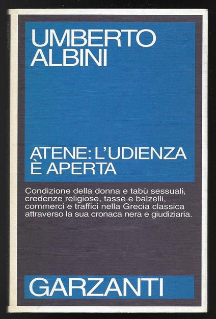 Udienza è Aperta - Umberto Albini - copertina