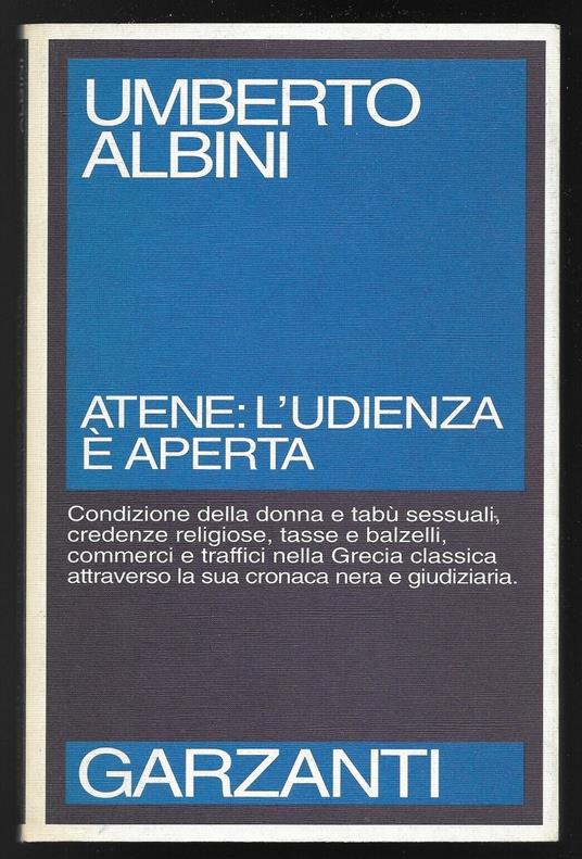 Udienza è Aperta - Umberto Albini - copertina