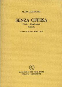 Senza Offesa - Aldo Camerino - copertina
