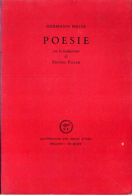 Poesie - Hermann Hesse - copertina