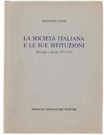 Società Italiana E Le Sue Istituzioni