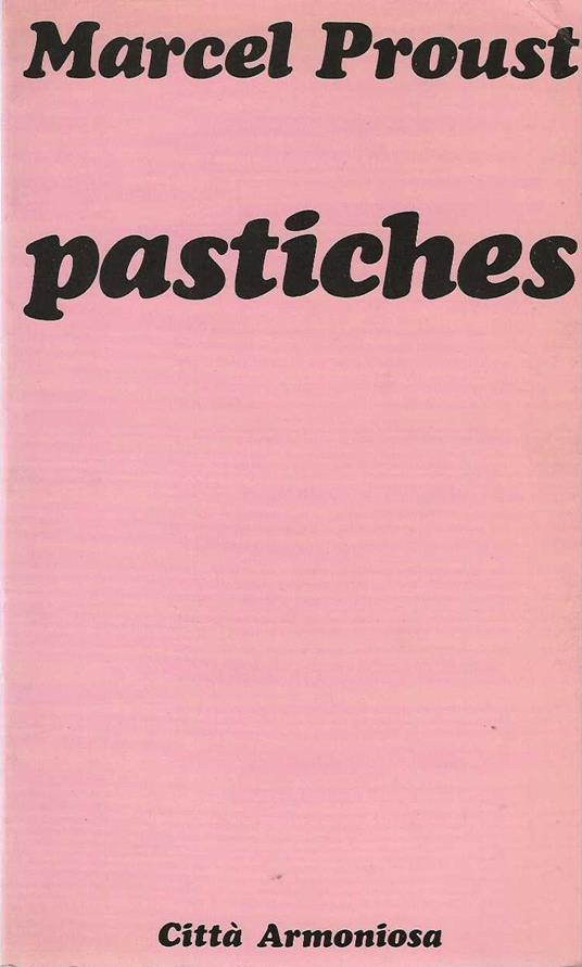 Pastiches - Marcel Proust - copertina