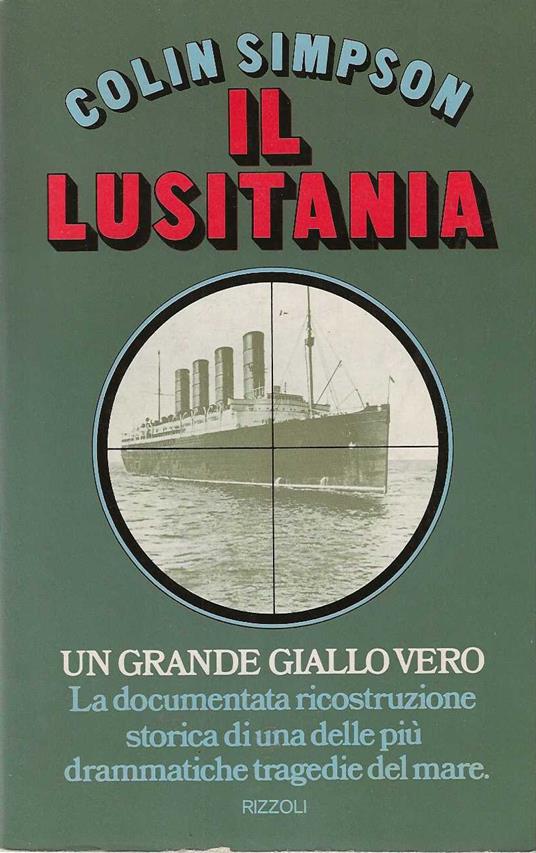 Il Lusitania - Colin Simpson - copertina