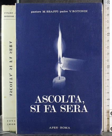 Ascolta, si fa sera - copertina