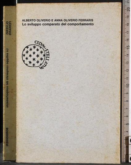 Lo sviluppo comparato del comportamento - copertina