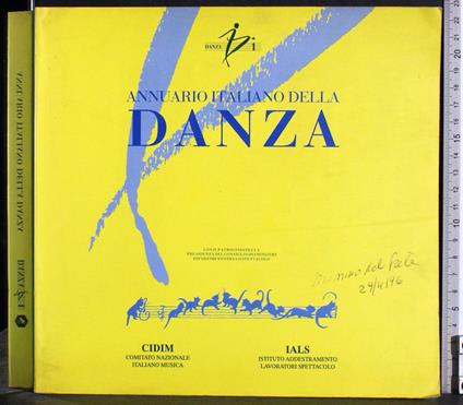 Annuario italiano della danza - G. Valerio Catullo - copertina