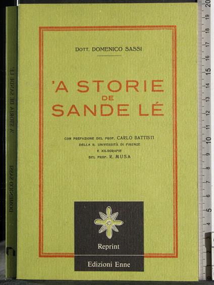 A storie de Sande Lé - Domenico Sassi - copertina