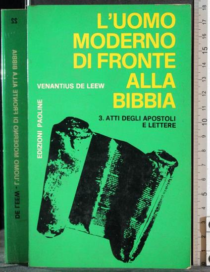L' uomo moderno di fronte alla Bibbia - copertina