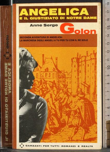 Angelica e il giustiziario di Notre Dame - Anne Golon - copertina