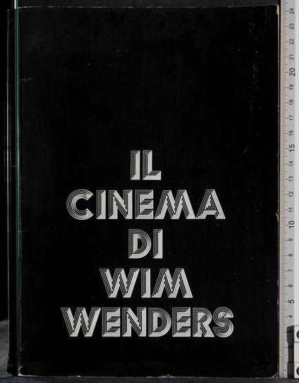 Il cinema di Wim Wenders - Giovanni Spagnoletti - copertina