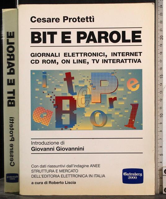 Bit e parole - Cesare Protetti - copertina