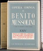 Opera Omnia di Benito Mussolini. Vol XXIV