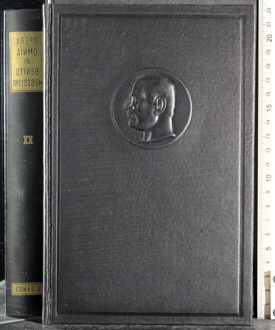 Opera omnia di Benito Mussolini. Vol XX - copertina