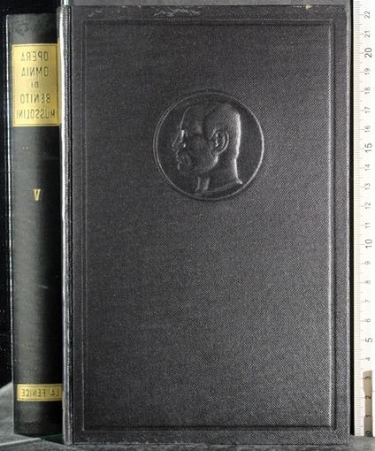 Opera omnia di Benito Mussolini. Vol V - copertina