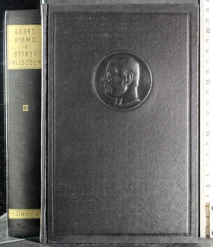 Opera omnia di Benito Mussolini. Vol XI - copertina