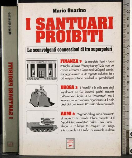 I santuari proibiti - Mario Guarino - copertina