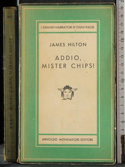 Addio, mister chips! - James Hilton - copertina