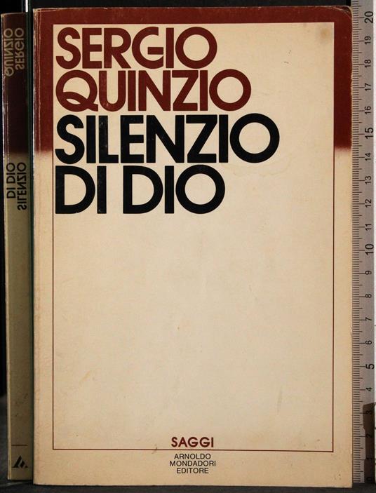 Silenzio di Dio - Sergio Quinzio - copertina