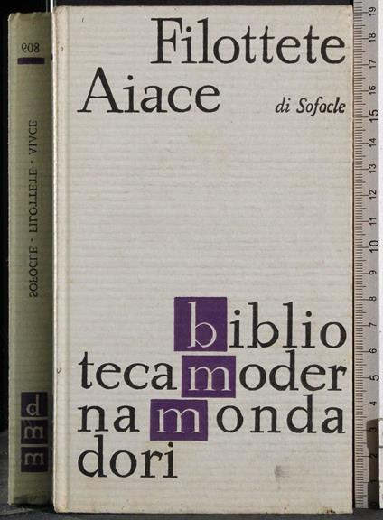Filottete Aiace - Sofocle - copertina