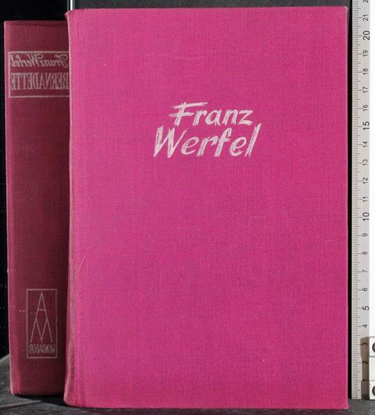Bernadette - Franz Werfel - copertina