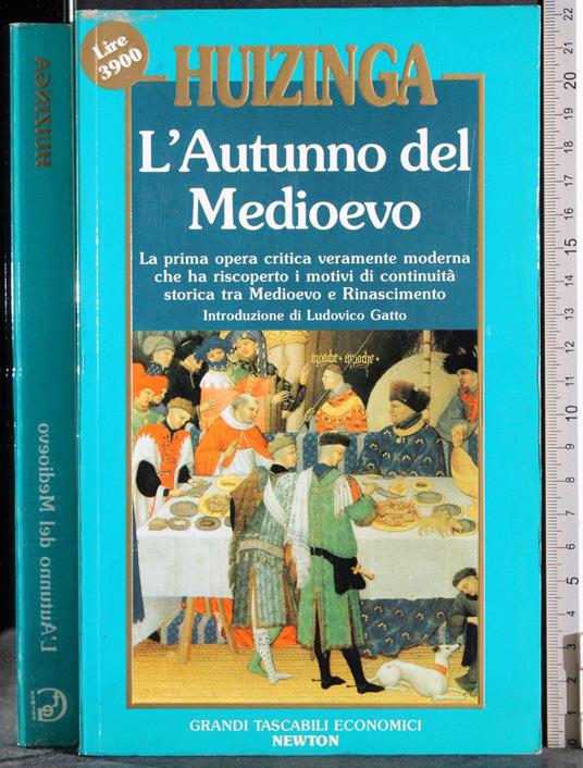 L' autunno del Medioevo - Johan Huizinga - copertina