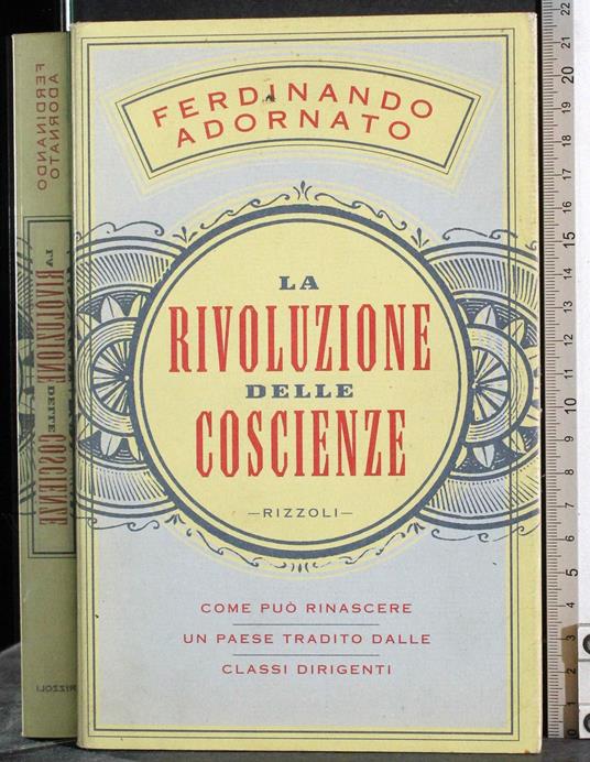 rivoluzione delle coscienze - Ferdinando Adornato - copertina