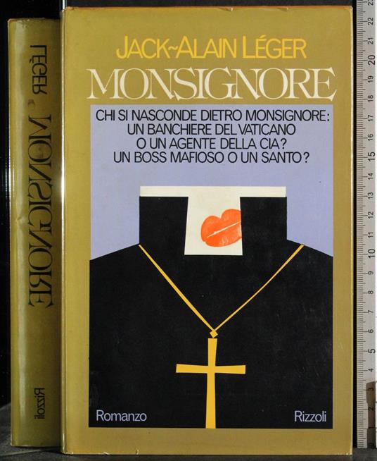 Monsignore - Jack-Alain Léger - copertina
