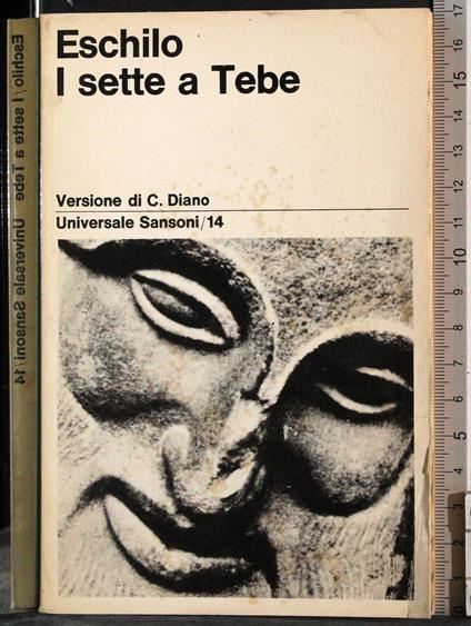 I sette a Tebe - Eschilo - copertina