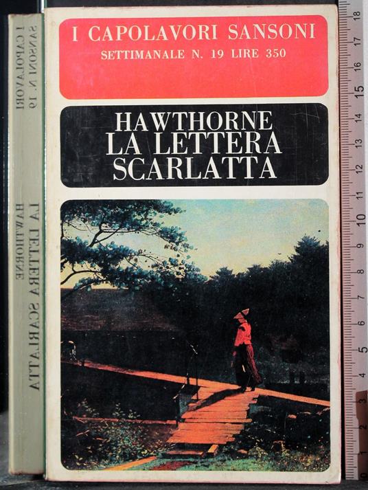 lettera scarlatta - Nathaniel Hawthorne - copertina