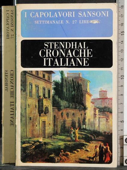 Cronache Italiane - Stendhal - copertina