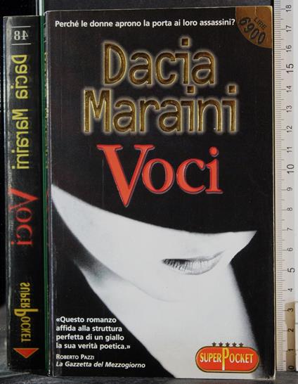 Voci - Dacia Maraini - copertina