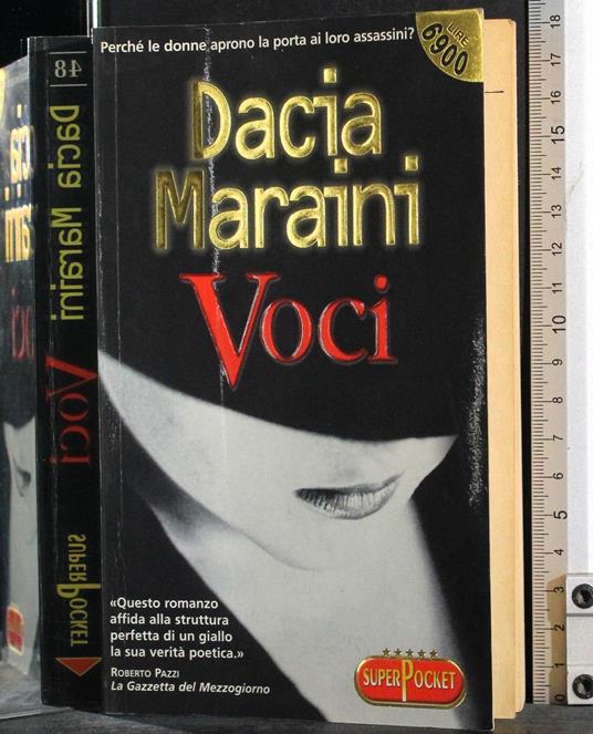 Voci - Dacia Maraini - copertina