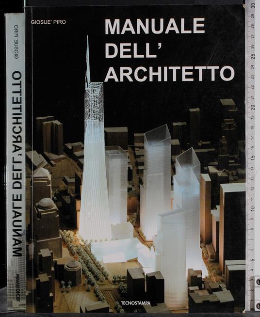 Manuale dell'architetto - copertina