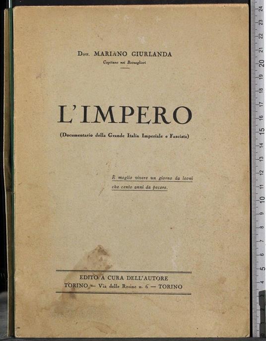 L' Impero - copertina