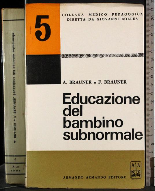 Educazione del bambino subnormale - copertina