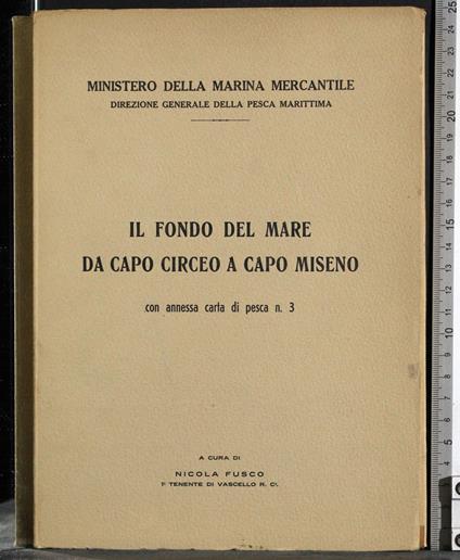 Il fondo del mare da capo Circeo a capo Miseno N 3 - copertina