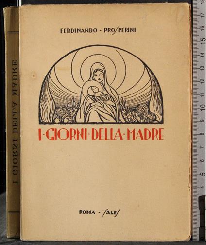 I giorni della madre - copertina