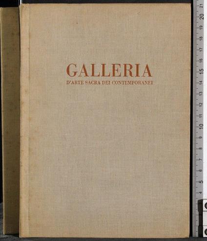 Galleria d'arte sacra dei contemporanei - copertina