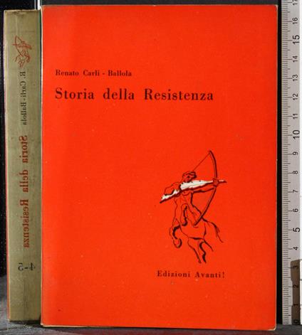 Storia della resistenza - copertina