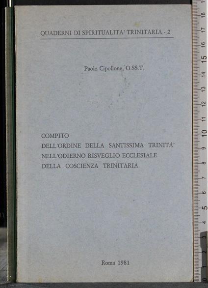 Compito santissima trinità risveglio ecclesiale - copertina