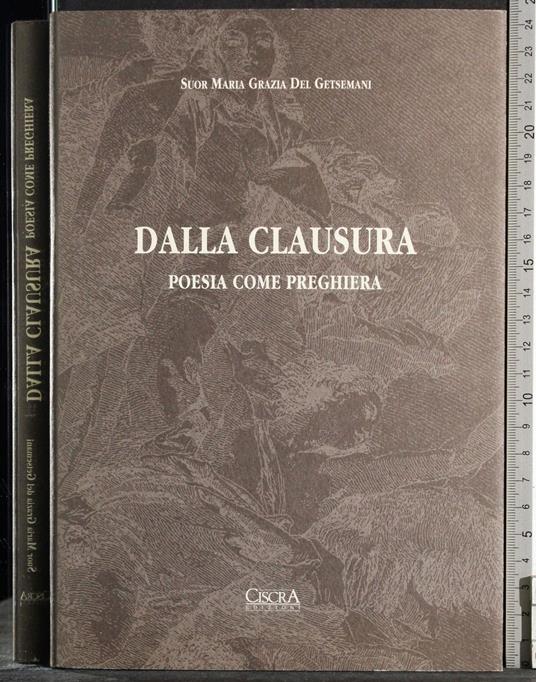 Dalla clausura. Poesia come preghiera - copertina