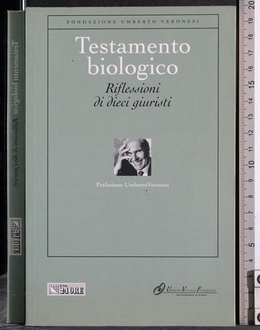 Testamento biologico. Riflessioni di dieci giuristi - G. Valerio Catullo - copertina